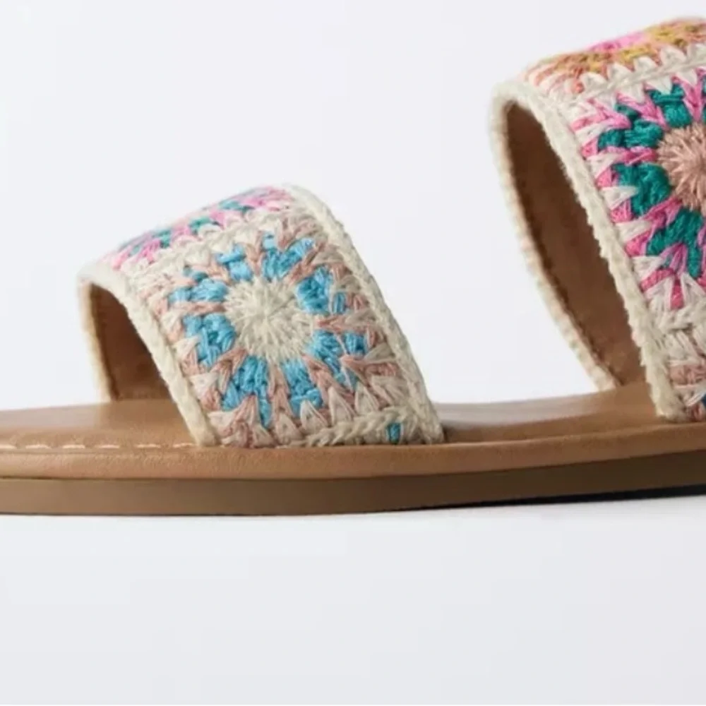 Girls Zara Crocheted Sandal size EU 31 - Picture 3 of 8